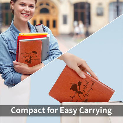 Mary Movie gift Leather Journal Notebook Poppin Umbrella Fans Gift Practically Perfect in Every Way Movie Inspired Gifts for Mary Fans (Perfect in every way)
