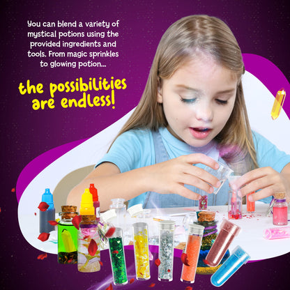 Dan&Darci Fairy Magic Potion Kit for Kids - Birthday Gifts for Girls - 6 7 8 9 10 Year Old Girl Gift Ideas - Toys 8-10 7-8 - Arts and Crafts for Kid Ages 6-8 Years - Magical Workshop Craft Kits