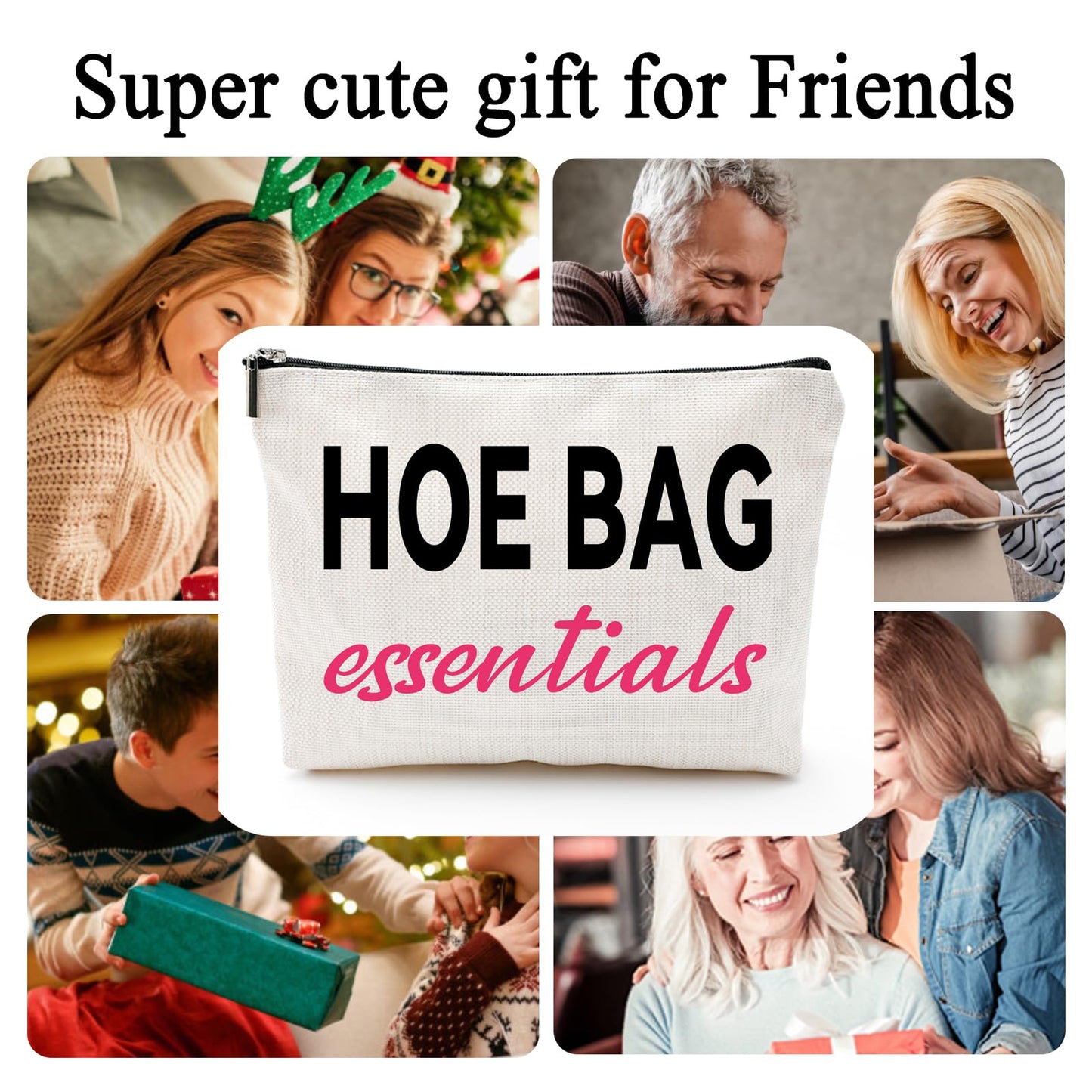 ZUYUROU Funny Gift Pack for Women, Friends & Hostess - Cool Gifts for Girls' Birthday, Weekend Fun - Makeup Travel Bag