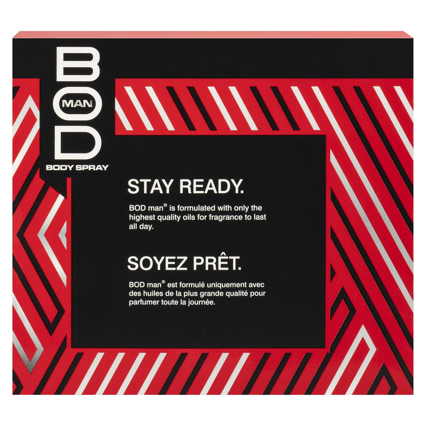 BOD man Body Spray Gift Set, Black, Fresh Guy, Blue Surf, 3 Piece