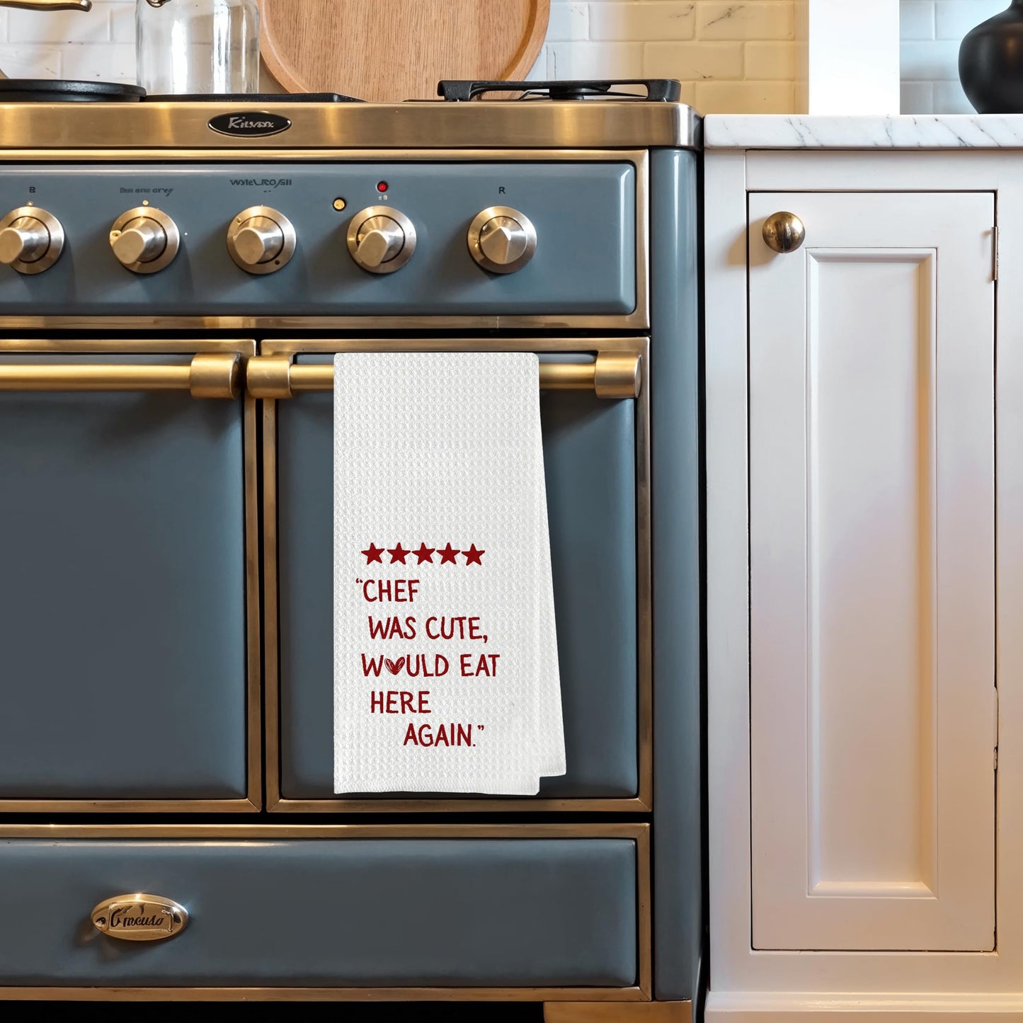 Chef Gift Kitchen Towels - Funny Chef Gifts, Decorative Kitchen Towels for Cooking Enthusiasts, 16x24 Inches