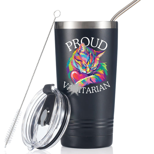 Onebttl Funny Lesbian Gifts, 20oz Travel Insulated Tumbler with Straw