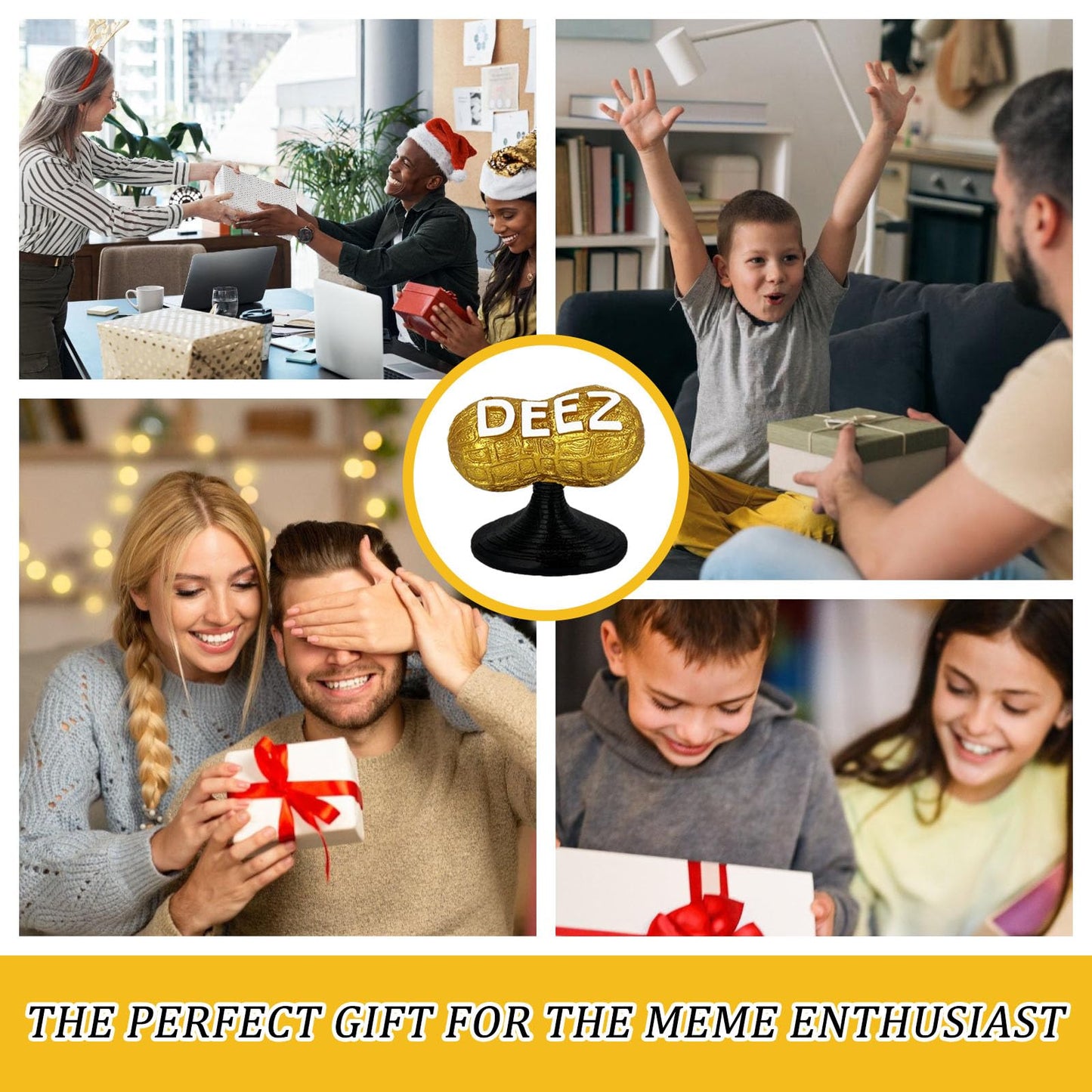 Desk Statue Hilarious Meme Gift,Gag Gift for Meme Lovers, Birthday Day, to Friend,Funny White Elephant Party Gift,Christmas Room or Desk Decoration