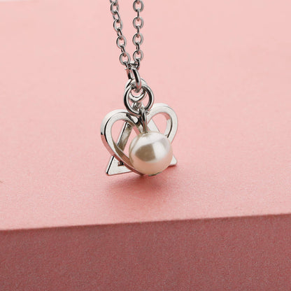 AKTAP Adoption Necklace Adoption Symbol Pendant Pear Necklace Adoption Jewelry Gift for Stepdaughter