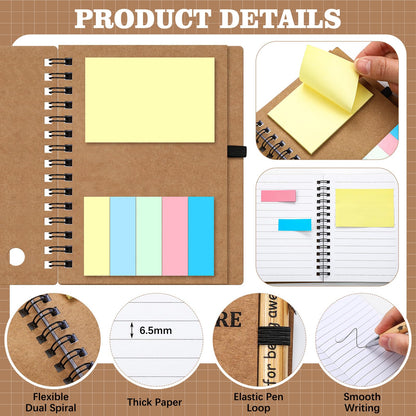 Eaasty 40 Pcs/ 20 Set Administrative Assistant Appreciation Gift Bulk Administrative Professional Day Notebook with Sticky Note Ballpoint Pen Thank You Gift for Women Secretary Employee Coworkers