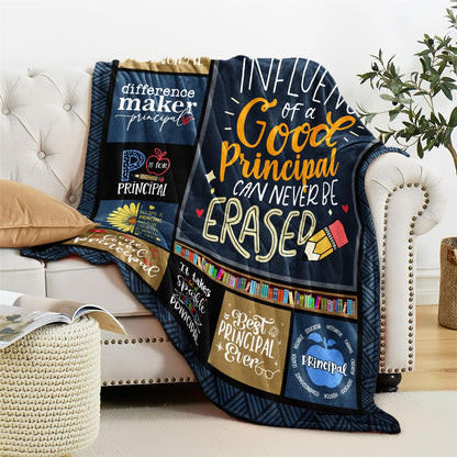 Principal Appreciation Gifts, Principal Week Gifts for Women, Best Appreciation Gifts for School Principals, Gifts for Principal Female, School Principal Birthday Present for Woman Blanket 60" X 50"