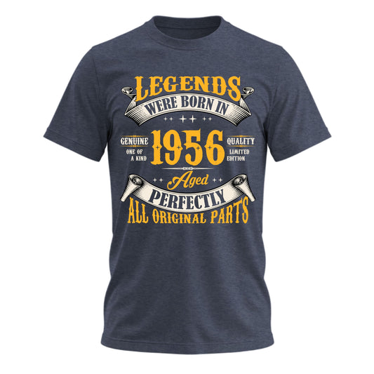 Birthday Shirt for Men, Legends were Born in 19XX, Vintage T Shirt, XX Years Old Retro Grandpa Shirt for Papa