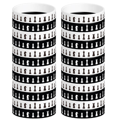 24 Pcs Chess Theme Rubber Silicone Wristbands Chess Competition Decorations Birthday Party Favors Supplies Decorations