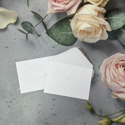 150 Packs of Gift Card Envelopes, white Mini Envelopes, Gift Card Holder, Business Card Envelopes (4"x2.75") (White)