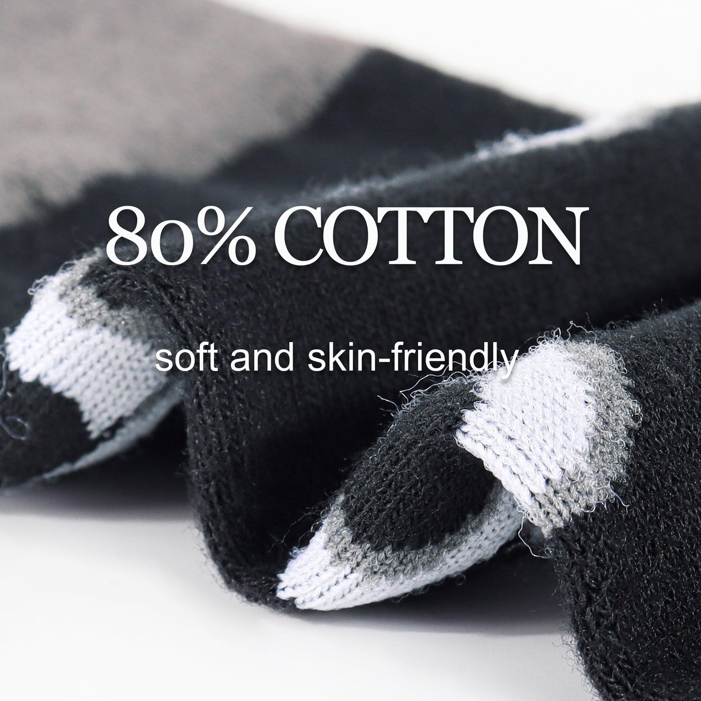 Jeasona 30th 40th 50th 60th 70th Birthday Gifts for Men Black Crew Cotton Socks