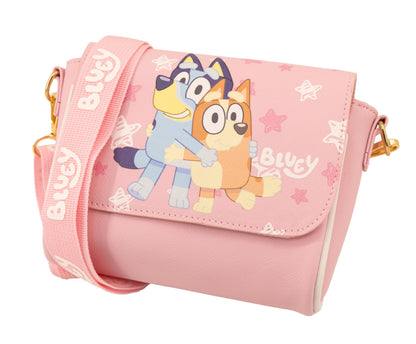 Bluey Purse for Girls | Official Bluey Crossbody Handbag with Adjustable Strap & Magnetic Flap | Toddler Purse, Preschool Handbag, Small Crossbody Shoulder Bag, Mini Purse for Kids Ages 3 and Up