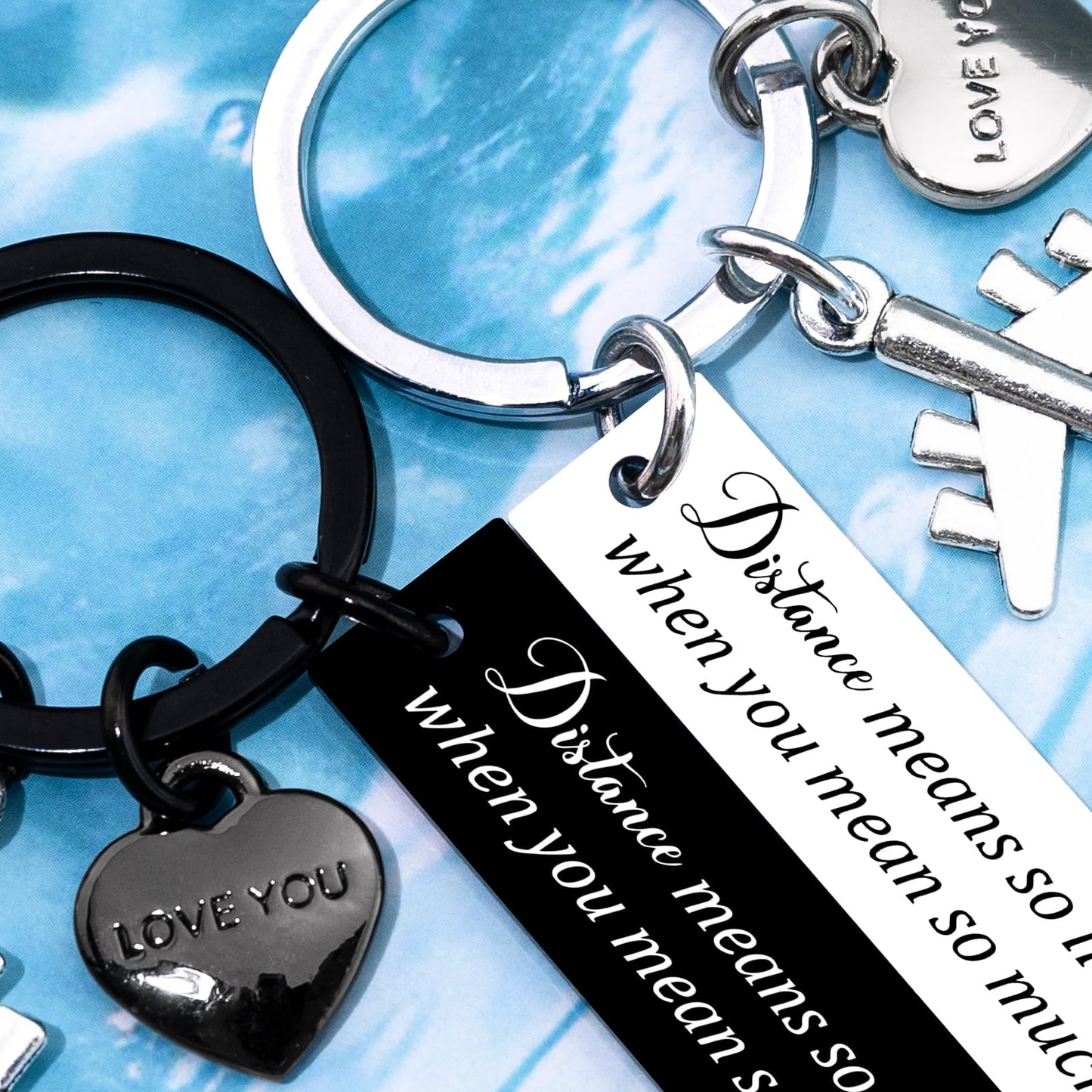 Long Distance Relationship Gifts For Couple Gifts For Boyfriend Girlfriend 2 Pcs Matching Keychains For Couples National Girlfriends Day Gift Him And Her Couple Gift Anniversary Valentine's Day