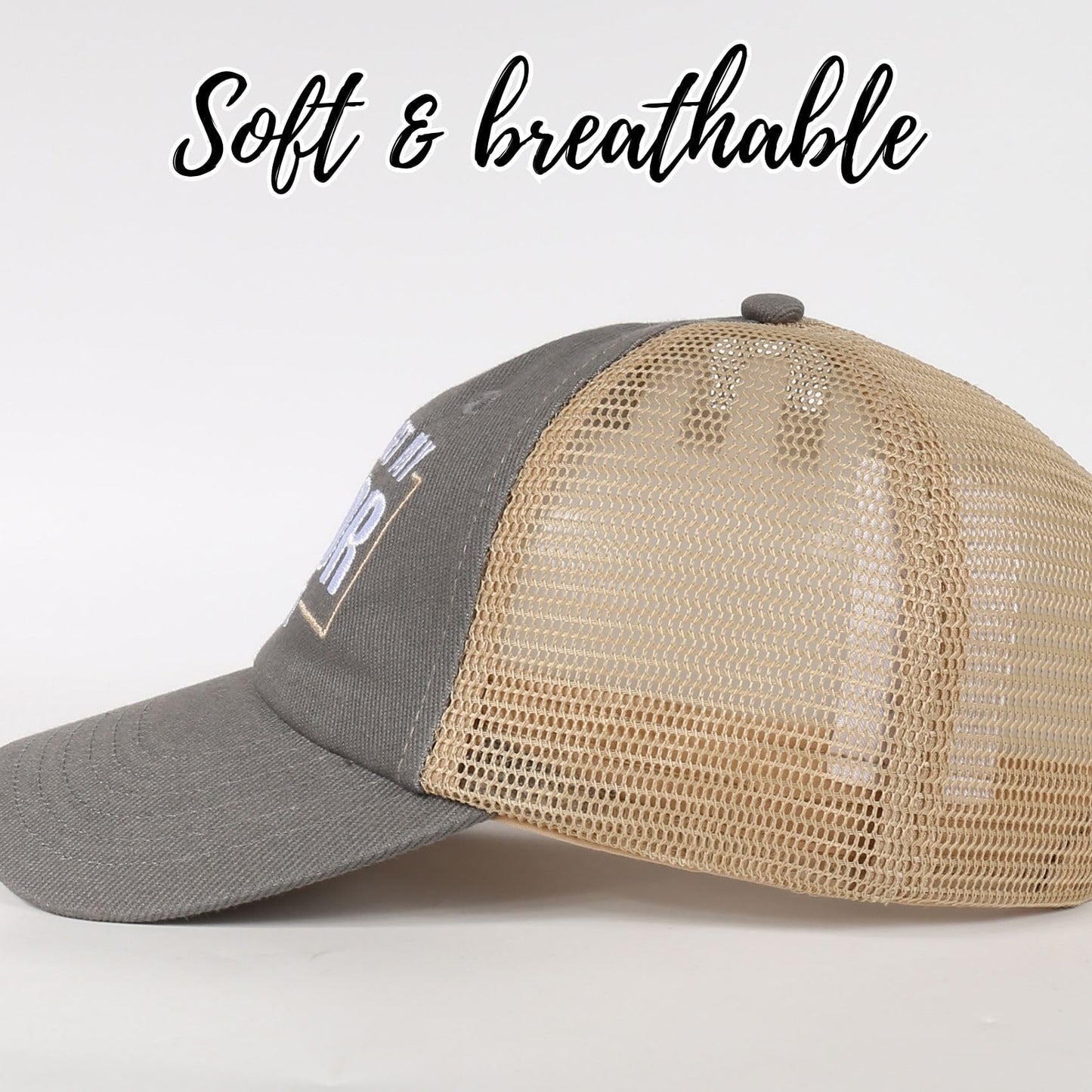 InnoBeta Senior Citizen Gifts Cap for Men, Funny Adjustable Embroidered Hat Gifts for Old People
