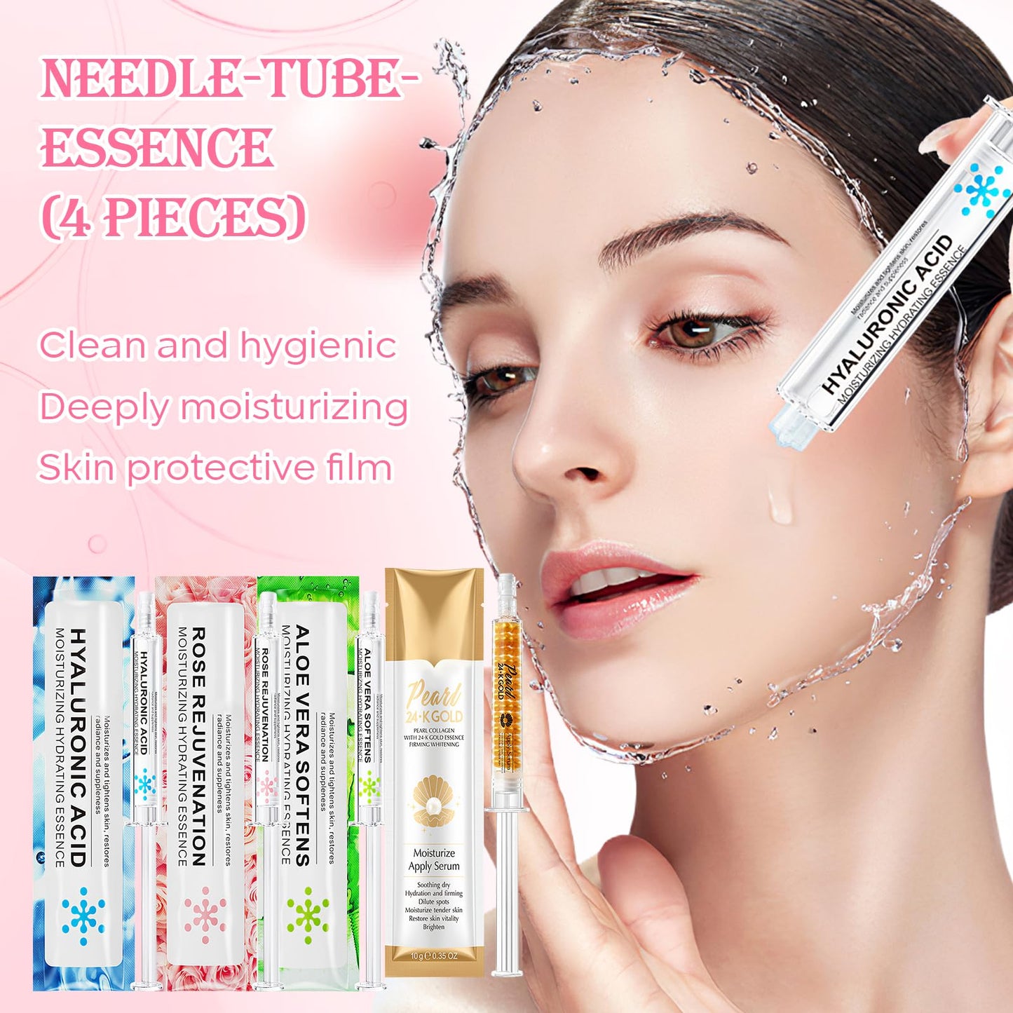 Gifts for Women Face Mask Skin Care Set 36 Pcs Teens Girl Gifts Moisturize,Hydrate Face Mask Set Spa Gift Set Self Care Valentines Mothers Day Birthday ( Face Masks, Lip & Eye Patches, Face Essense)
