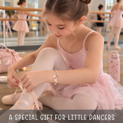 Dance Recital Gifts for Girls, Ballet Dancer Ballerina Bracelet Jewelry for Daughter Granddaughter Niece Friends Dance Team, Dance Gifts for Teen Girls, Pulsera Para Niñas