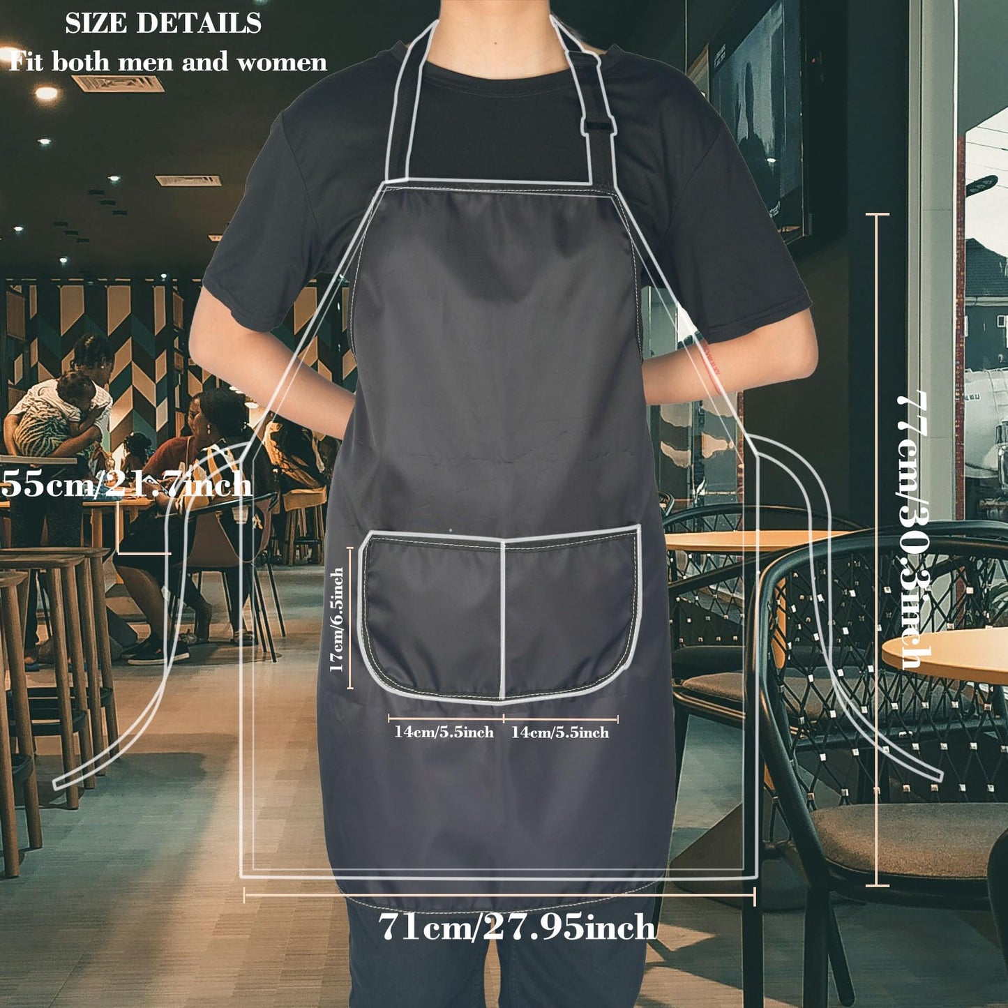 JNIAP Sourdough Baker Apron - Sourdough Whisperer Gift for Her