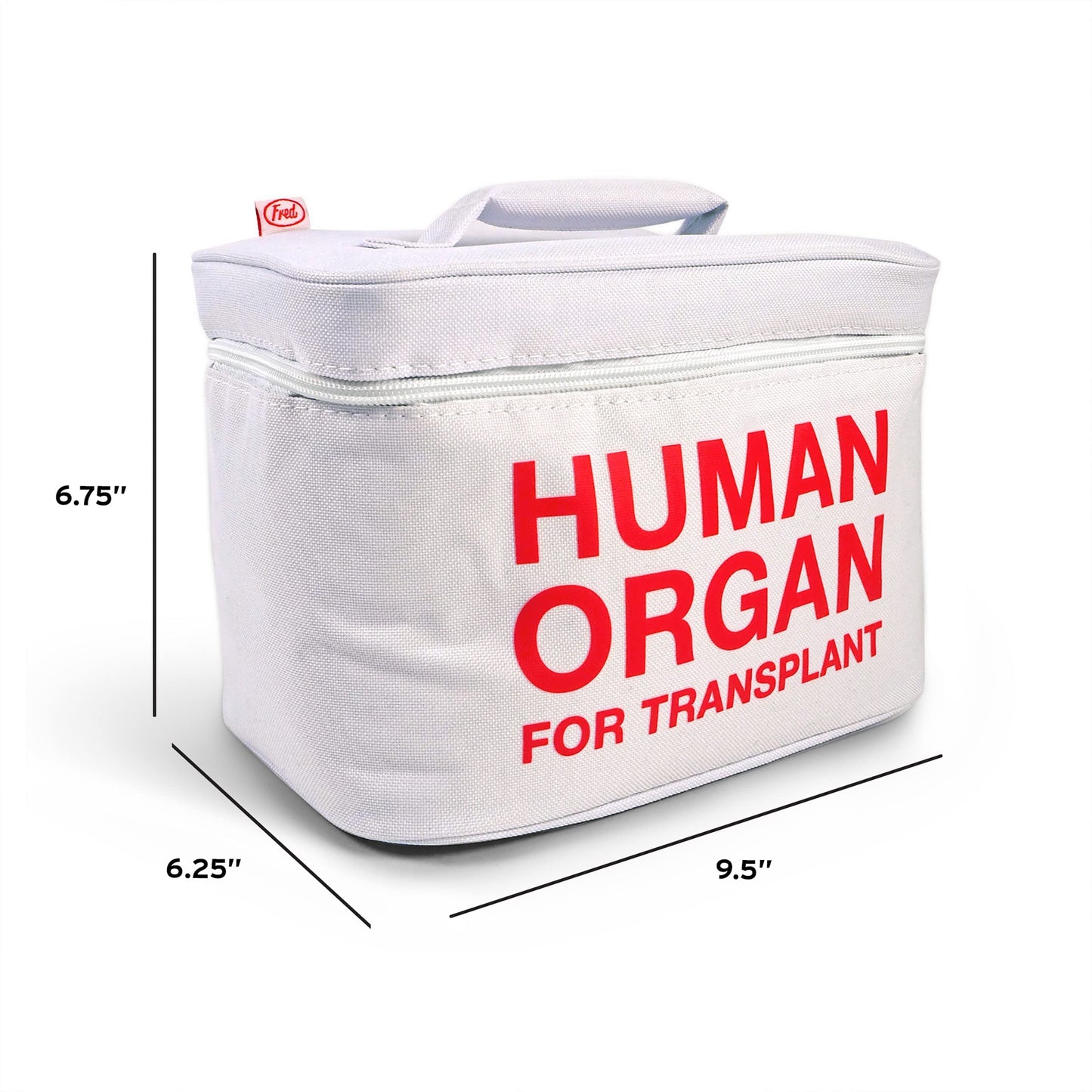 Genuine Fred, E.M.T Insulated Lunch Tote - The Original Emergency Meal Transportation, Waterproof Lined Bag to Store & Transport Meals, Snacks & More- White Elephant Gift - Perfect for Medical Workers