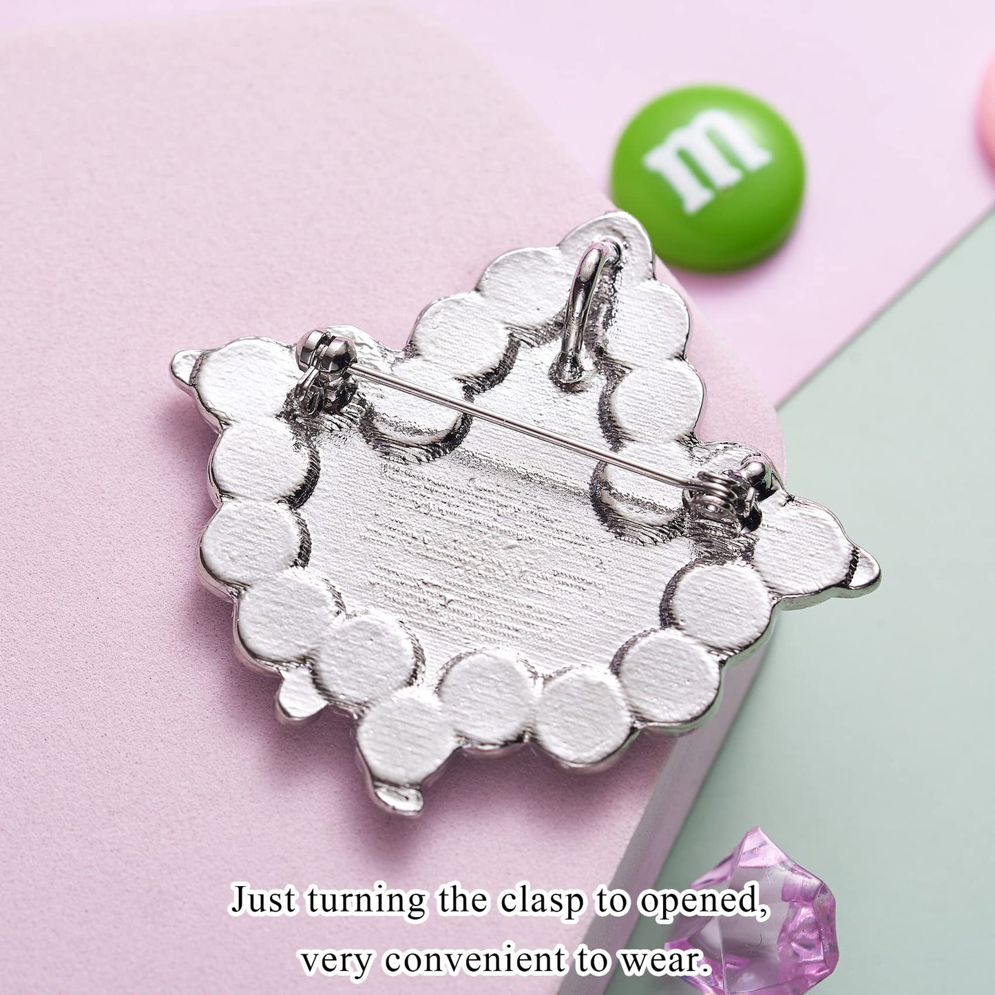 Paraphernalia Sorority Gifts Brooch Pin Sorority Gifts for Women Pink Pearl Brooch Pin graduation gift