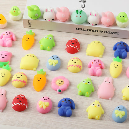 Mr. Pen- Easter Squishy Toys for Kids, 48 Pack, Washable Twistable Stretchy Squishies Bulk, Soft Stress Relief Sensory Toys for Squeezing, Easter Basket Stuffers, Party Favors & Classroom Rewards