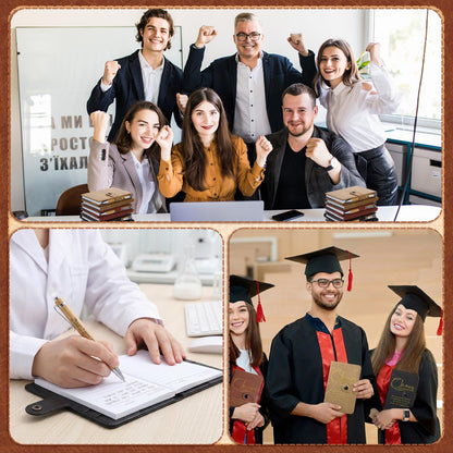 Marspark 15 Set Chaos Coordinator Employee Appreciation Gifts Inspirational A5 Leather Notebooks with Pens Thank You Gifts for Graduation Men Women Teacher Manager Boss Father's Day
