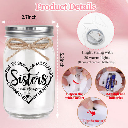 Sister Birthday Gifts, Mothers Day Gifts for Sister Christmas Valentines Day Sisters Sis Gift