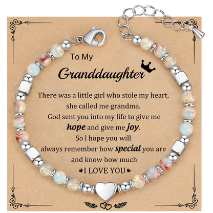 Mothers Day Gifts for Daughter Mom Bracelet, Graduation Gift for Her Granddaughter Gifts from Grandma Bonus Mom Bracelet Jewelry Birthday Gift Sister Easter Stocking Stuffers for Teens Women