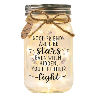 SOLMAY Friendship Gifts for Women, Unique Birthday Gifts for Women, Best Friend High School Graduation Gift, Long Distance Keepsake, Sentimental Mason Star Jar