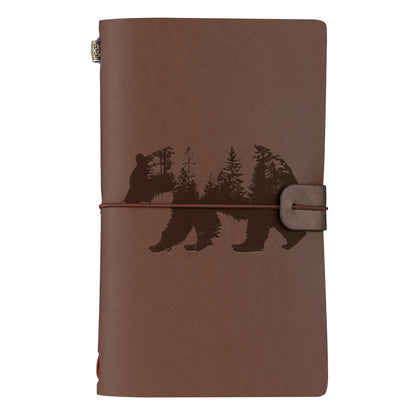 InnoBeta Bear Gifts for Women/Men, Gifts for Bear Lover, Bear Journal, Notebook, Sketchbook, Travel Diary, 7.8x5 Inches