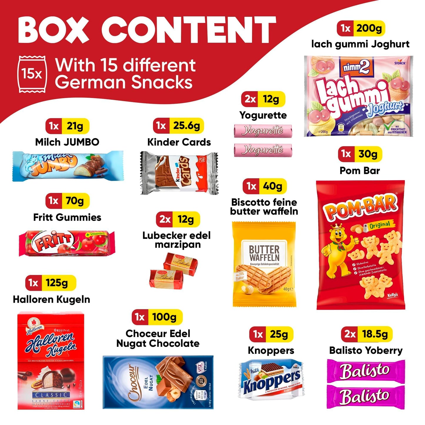 German Snack Box – Authentic German Chocolate & Snacks from Germany - International Snack Box with German Candy & European Treats – Great Gift for Food Lovers