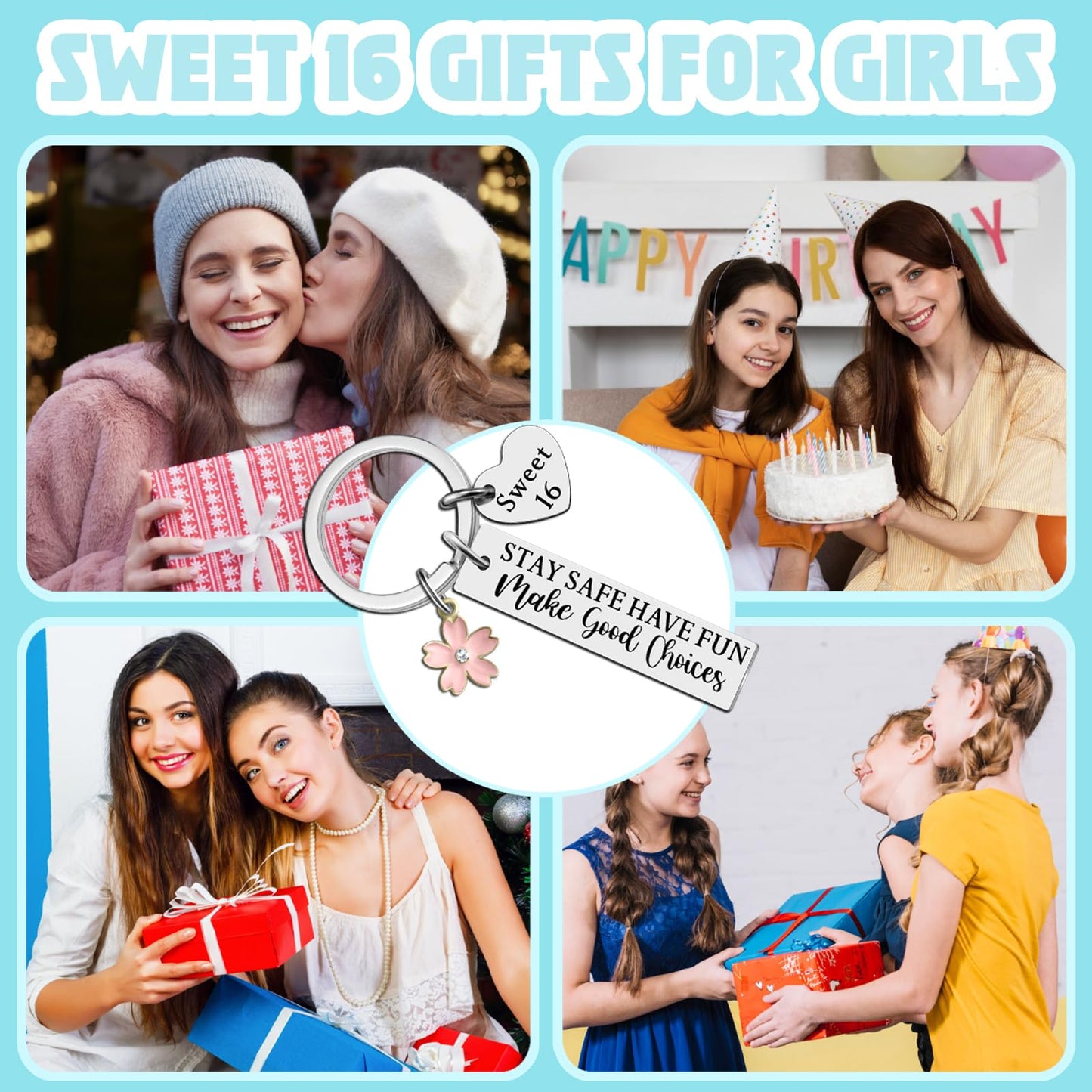Sweet 16 Gifts for Girls 16 21 Year Old Gift 16th 21st Birthday Gifts for Her Girls Birthday Party Decorations