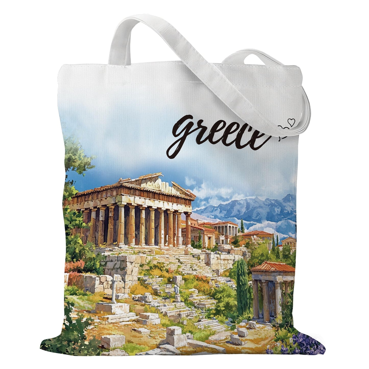 Sitsink Europe Travel Souvenirs Gifts Tote Bags Reusable Grocery Bags London Paris Switzerland Gifts for Women