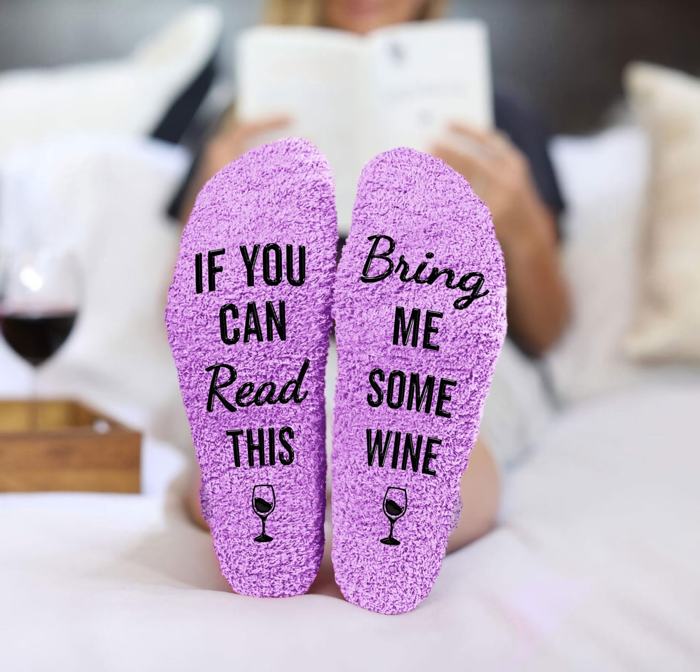 Wine Gifts For Women - Funny Wine Socks For Mom, Unique Mothers Day Gifts, Perfect Accessories For Wine Lovers