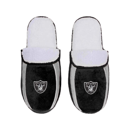 FOCO NFL Mens Football Team Logo Moccasin Slippers Shoes
