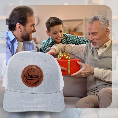 Men Hat Baseball Cap Christmas Fathers Day Birthday, Gifts for Men Trucker Grey Baseball Cap