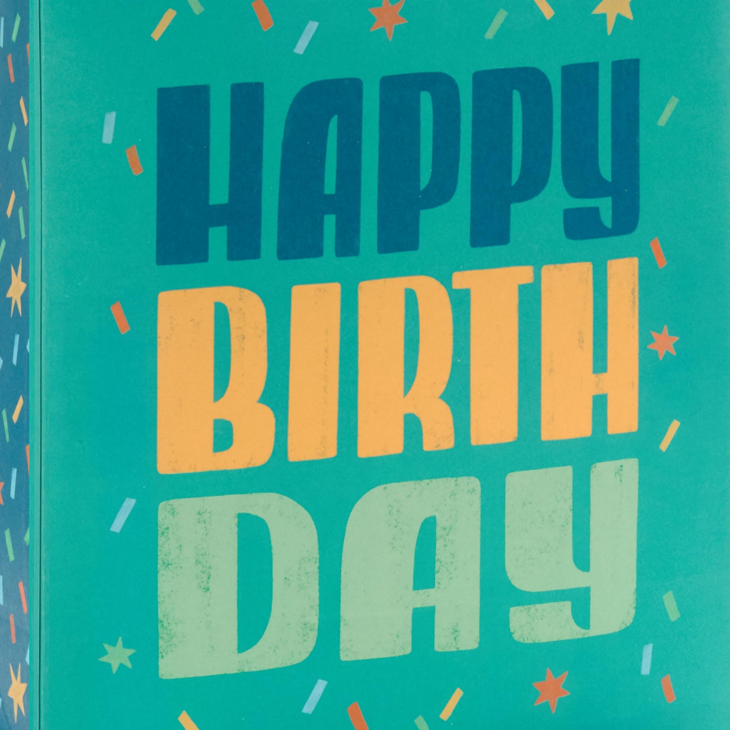 Hallmark Teal and Yellow Birthday Gift Bag Assortment (8 Bags: 3 Small 6", 3 Medium 9", 2 Large 13") Dots, Stripes, Happy Birthday