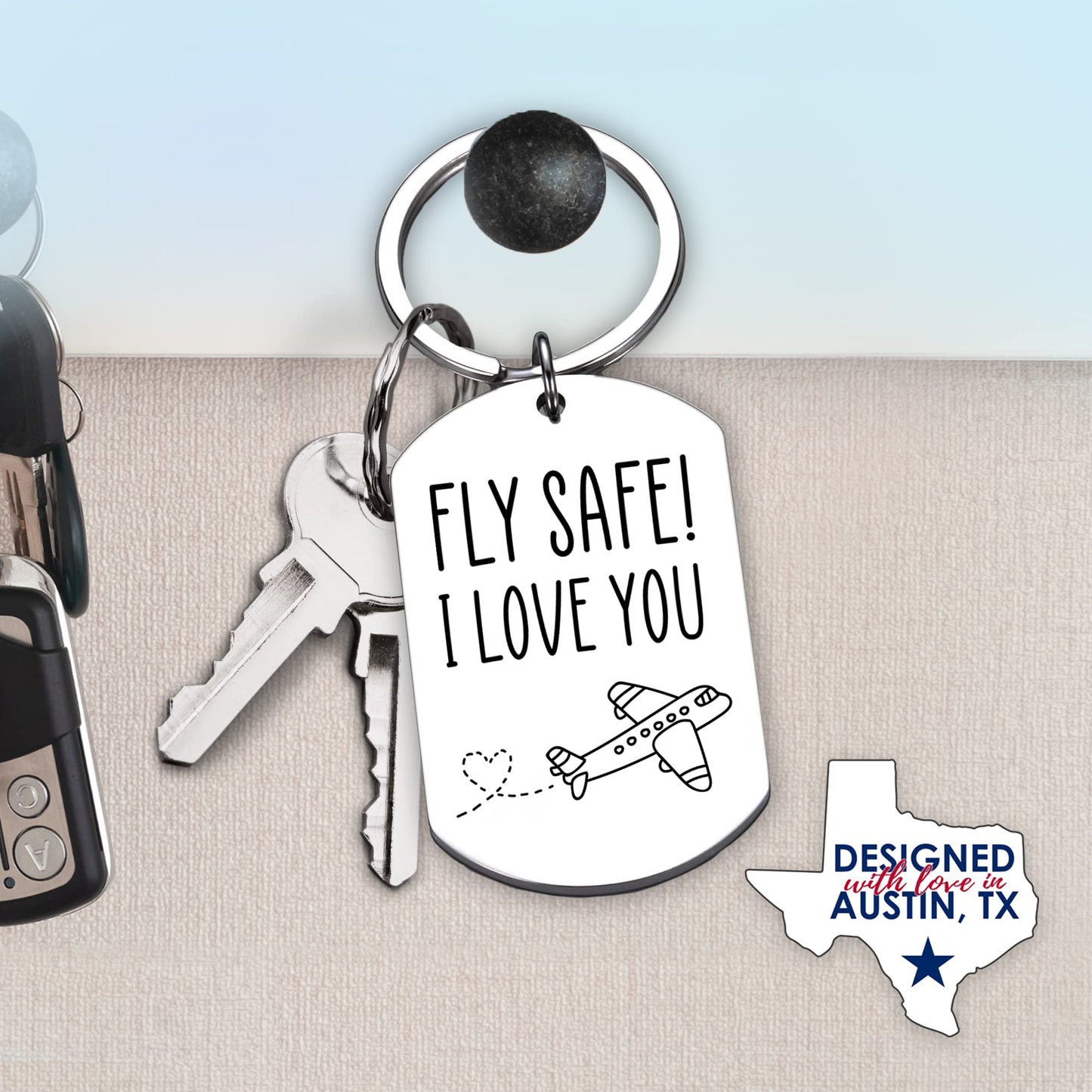 Rosa Vila Keychains For Women & Men, Gifts For Mom, Bonus Mom, Aunt, Sister, Dad, Grandma, Nurse, Teens, Coach, Teacher Pilot