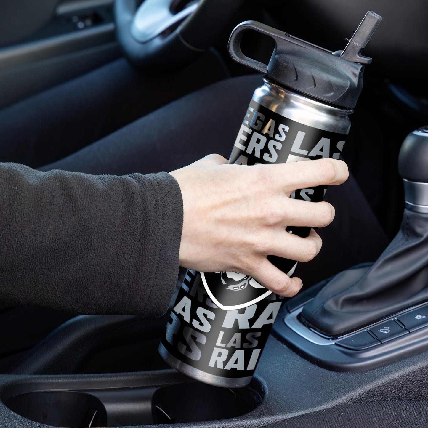 Rico Industries NFL Football Stainless Steel Tumbler with Lid - Great For Coffee, Tea, Water or Cocktails