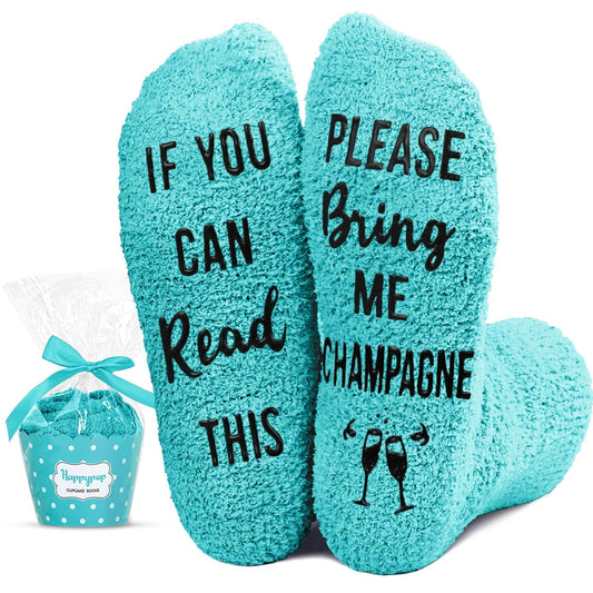 HAPPYPOP Funny Gifts for Women Men - Boba Tea Taco Gifts for Her, Bourbon Coffee Socks