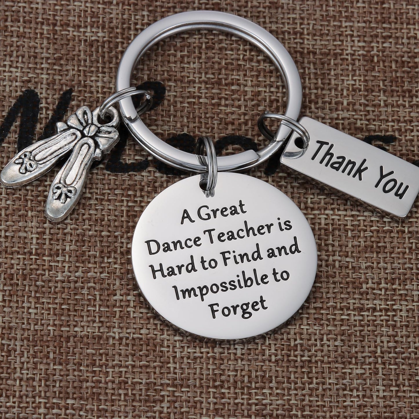 Kivosliviz Dance Teacher Gift Keychain for Women Man - Jewelry for Best Instructors