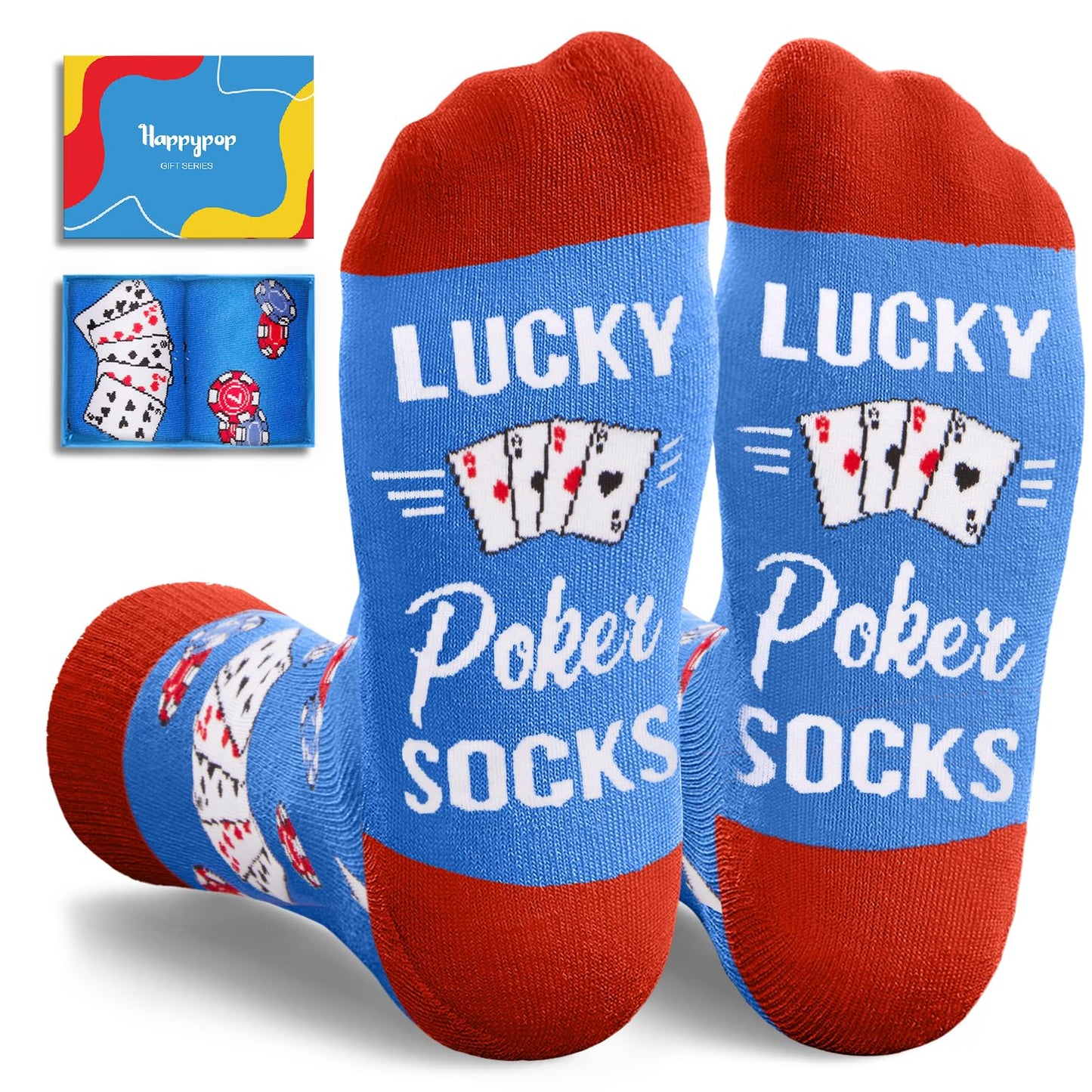 HAPPYPOP Women Men Sports Gifts - Basketball Runner Hiker Softball Skateboarder Socks
