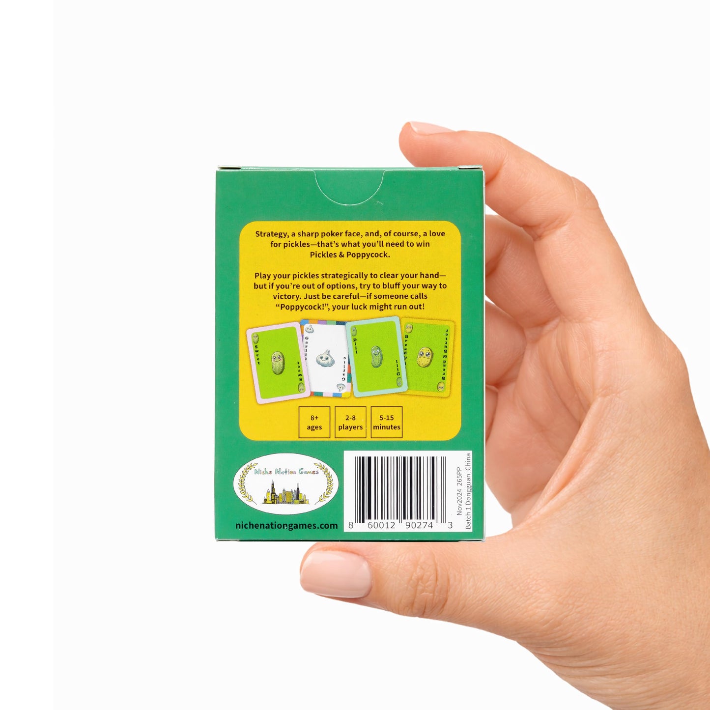 A Card Game for Bluffers and Pickle Lovers - The Perfect Pickle Gift - Card Games for Adults and Kids - Pickle Stuff, Pickle Themed Gifts, Pickle Party, Pickle Lover Gifts - 2-8 Players and Ages 8+