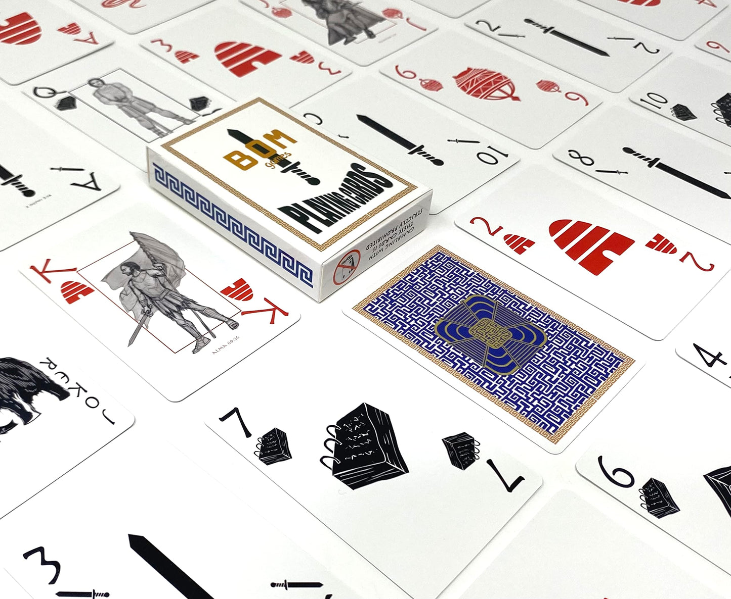 Book of Mormon Themed Playing Cards - Unique LDS Missionary & Baptism Gifts, Featuring Custom Characters & Designs - Ideal for Family. (1 Deck)