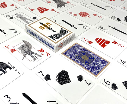 Book of Mormon Themed Playing Cards - Unique LDS Missionary & Baptism Gifts, Featuring Custom Characters & Designs - Ideal for Family. (1 Deck)