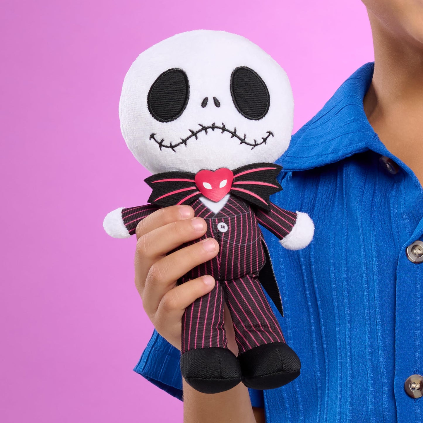 Disney Tim Burton’s The Nightmare Before Christmas Valentine Small Plush Stuffed Animal 2-Pack, Soft & Cuddly, Toy for Fans & Kids by Just Play, Kids Toys for Ages 3 Up by Just Play