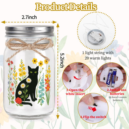 JoycuFF Gifts for Cat Lovers Cat Lover Gifts for Women Christmas Birthday Black Cats Gift