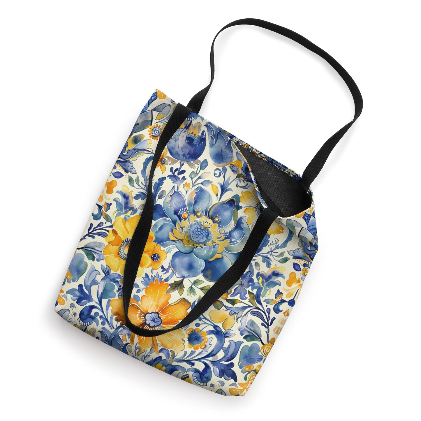 Ukraine Retro 30s Cute Floral Vintage Ukrainian Pattern Tote Bag