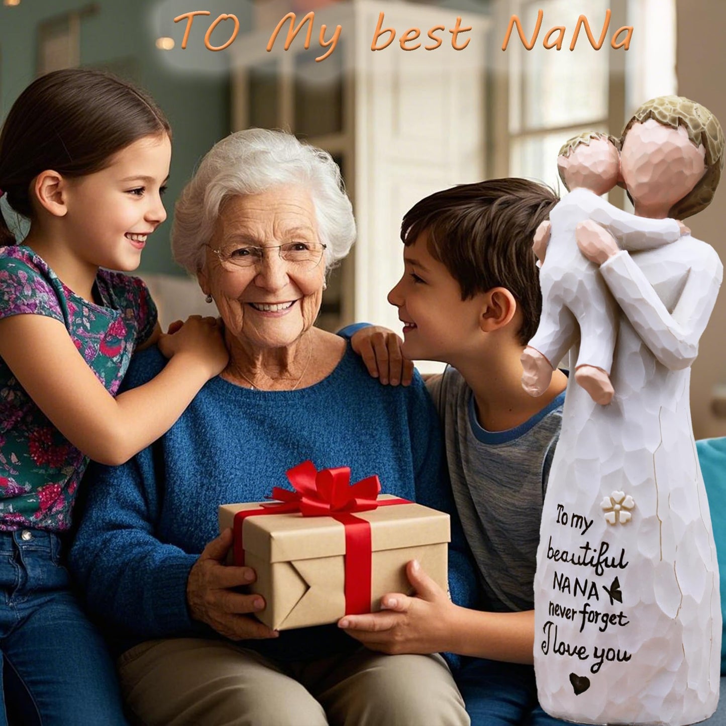 Nana Gifts, Gifts for Nana, Grandma Gift, for Grandma, Sculpted Hand-Painted Figurine
