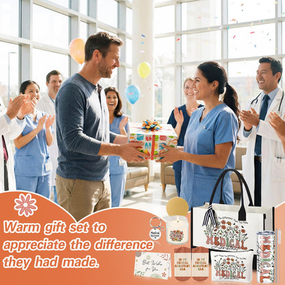 Patelai 7 Pcs Medical Assistant Appreciation Gifts for Women MA Assistants Graduation Recognition Gift Best Medical Assistant Ever Tote Bag Tumbler Candle Socks Nurse Week Hospital Week Gift