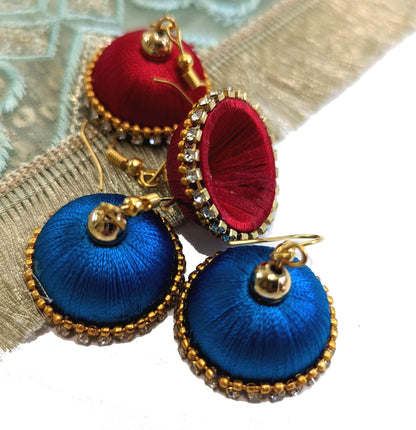 Haldi Kumkum | Jhumka | Set of 10 Ear Rings | Drop EarRings | Return Gift | Give away | HK-DER1