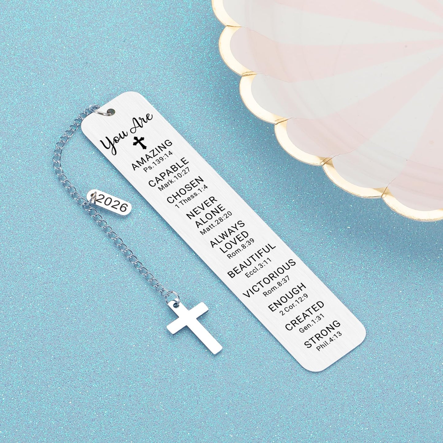 Baptism Gifts for Teen Girls Teenage First Communion Gifts for Girls Teens Boys Religious Christian Confirmation Gifts Bookmark for Women Girls Graduation Birthday Gifts Stocking Stuffers for Teen Boy